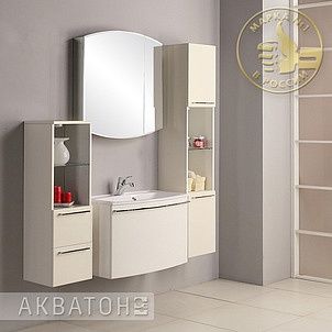 Мебель для ванной Акватон Севилья 80 белый жемчуг Мебель для ванной Акватон Севилья 80 белый жемчуг