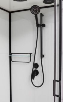Frank F418R Black правосторонняя 100х80х220 см Frank F418R Black правосторонняя 100х80х220 см