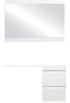 Мебель для ванной Style Line Даллас 110, Люкс Plus, подвесной, белая