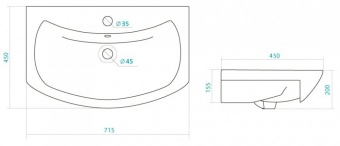 Мебель для ванной Style Line Жасмин-70,белый