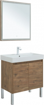 Мебель для ванной Aquanet Nova Lite 75 дуб рустикальный (2 дверцы)