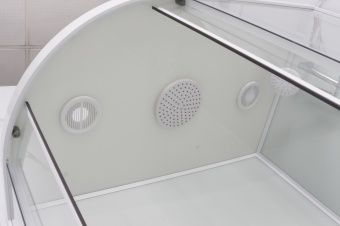 Frank F411L White левосторонняя 110х80х220 см Frank F411L White левосторонняя 110х80х220 см